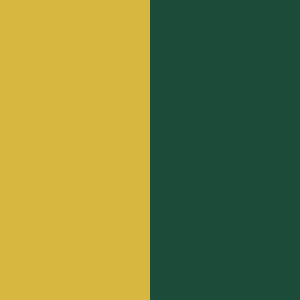 Gold with Emerald Green