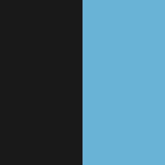 Black with Baby Blue